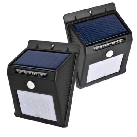 Solar Powered Motion Sensor Light 20 LED - 1 unit