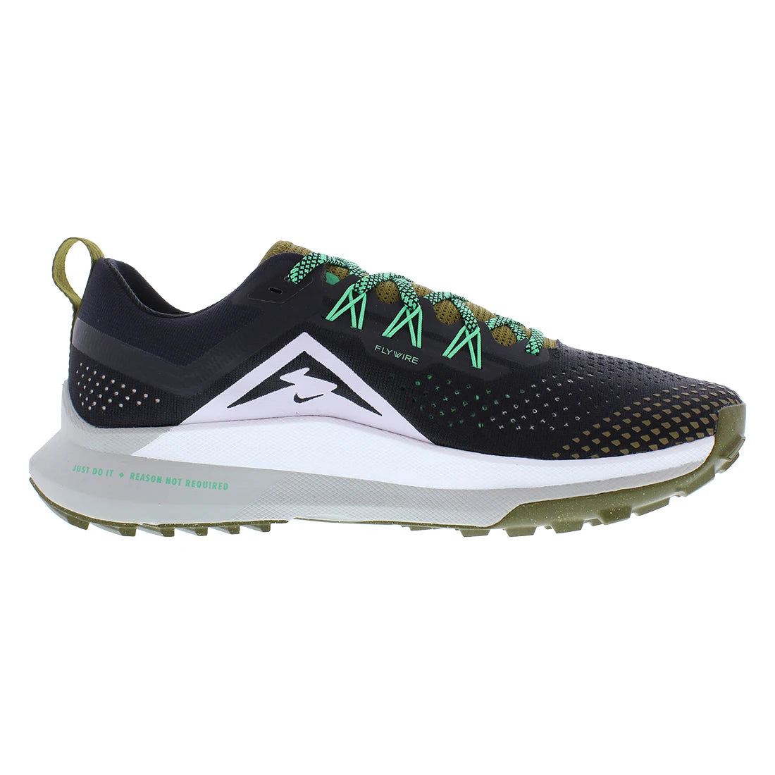 For React Pegasus Trail 4 Unisex Black/White/Olive Flak Trail Running Shoes DJ6158006 China | 100% Authentic