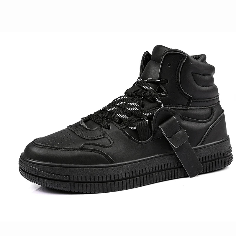 Autumn Collection Men's High Top Sneakers Breathable Skateboarding Running Shoes Casual Board Tenis Masculino Walking Shoes