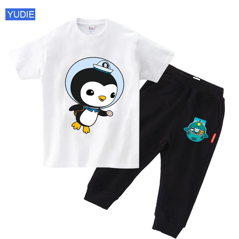 toddler boy clothing set kids Summer Baby Clothes Set girl casual sport outfit children Clothes anime Casual Clothes tshirt Suit