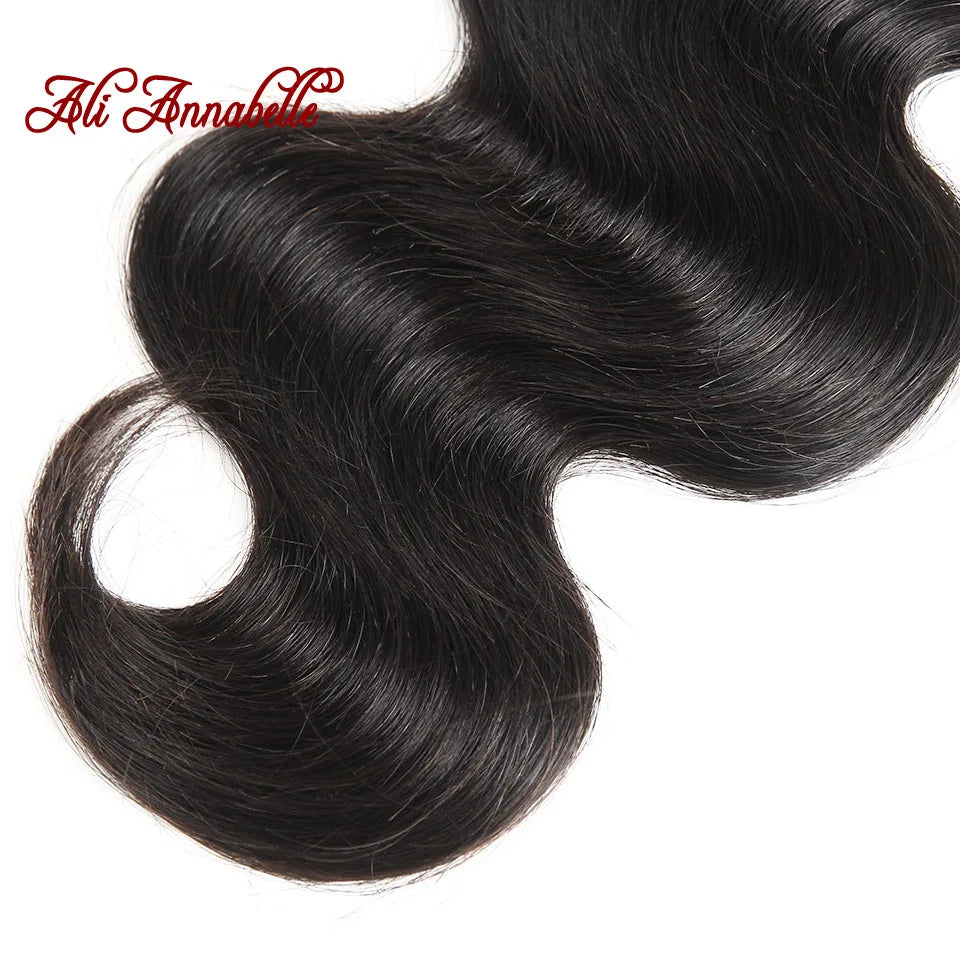 Body Wave Human Hair Bundles Peruvian Human Hair Weave Bundles 1/3/4 PCS Bundles Deal Ali Annabelle Hair Extensions 30 Inch