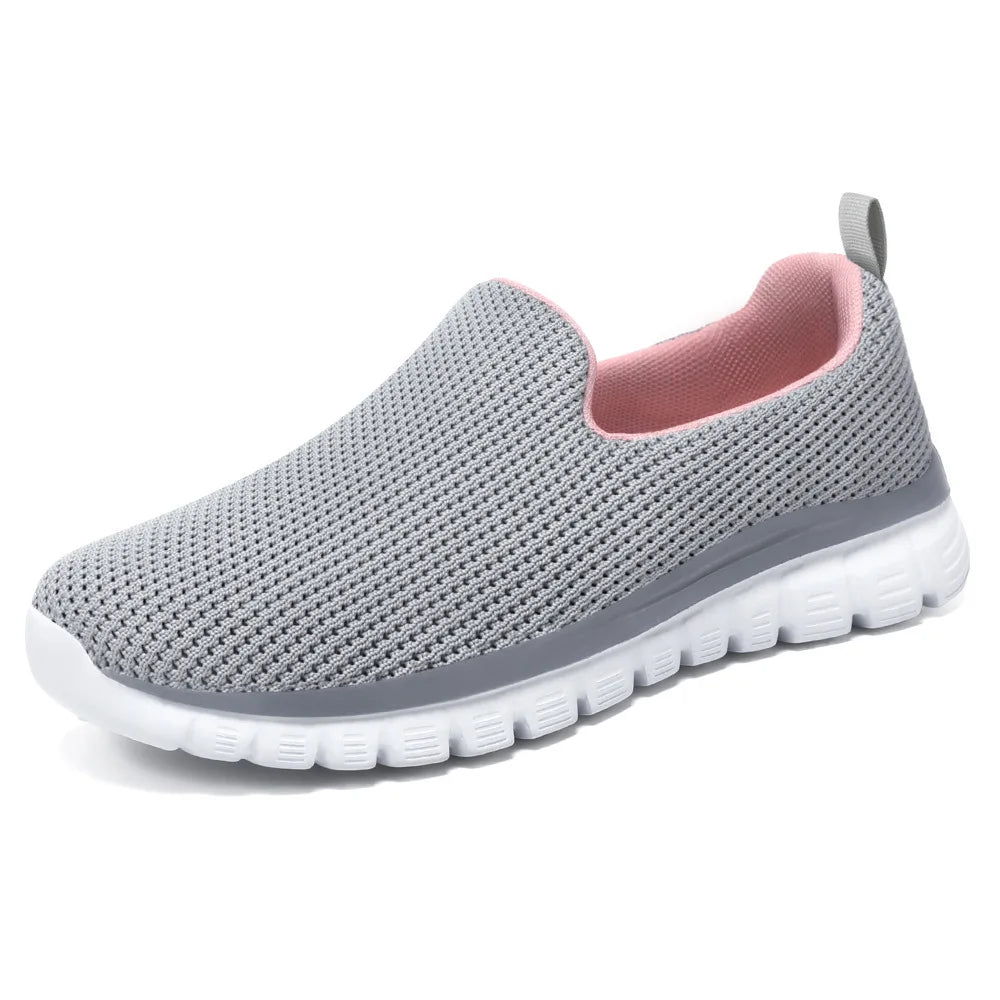 Mesh Breathable Light and Comfortable One Foot Pedal Leisure Sports Running Shoes
