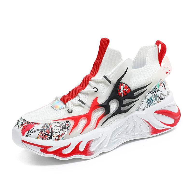 2023 New Tide Shoes for Mens Fashion Sneakers Non-slip Lightweight Running Shoes Outdoor Ankle Shoes Plus Size Men Sneakers