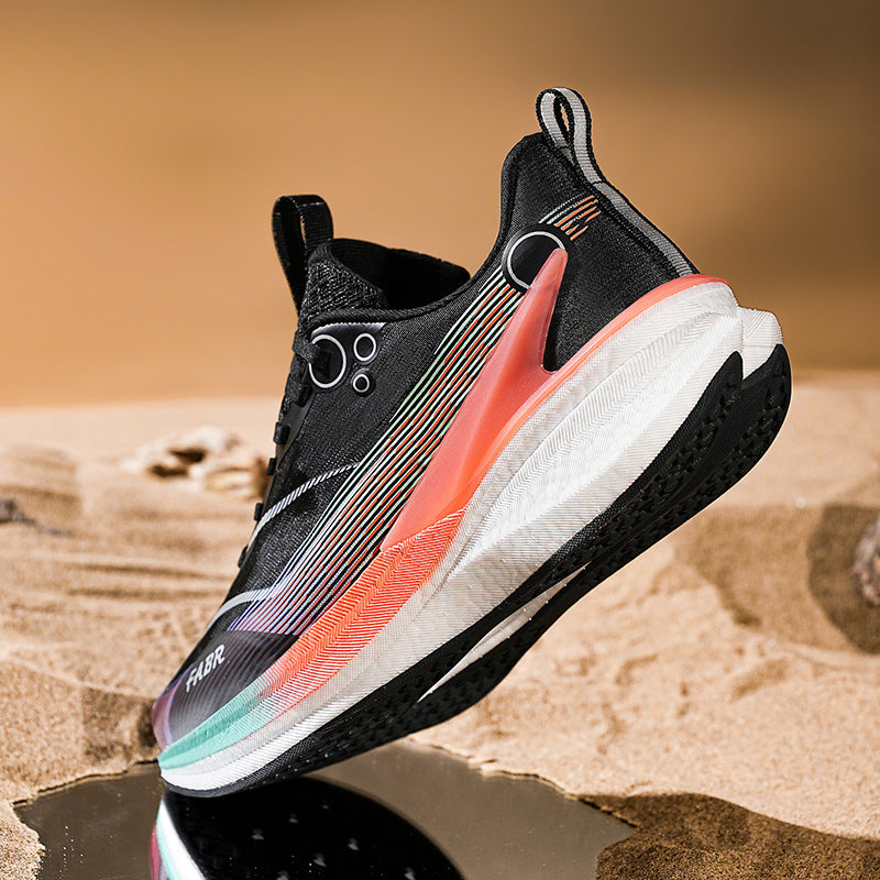 2025 Spring and Summer Couple's Running Racing Shoes Sports Trendy Shoes Lightweight Men's Red Rabbit Marathon Running Shoes Travel Shoes