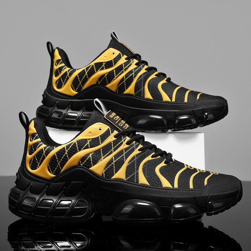 Running Shoes Men's Low-Cut Shock-Absorbing Wear-Resistant Breathable Casual Sports Shoes Outdoor Jogging Shoes Spring and Summer New Men's Shoes