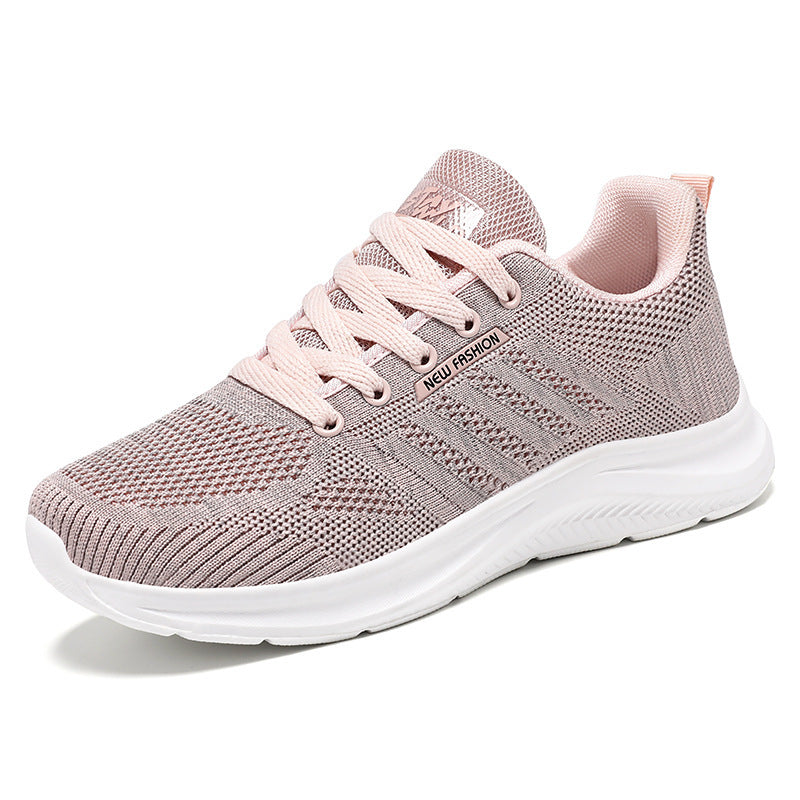 Men's Shoes 2026 Summer Running Shoes Cross-Border Wholesale Single Shoes Korean Style Soft Sole Breathable Sports Shoes