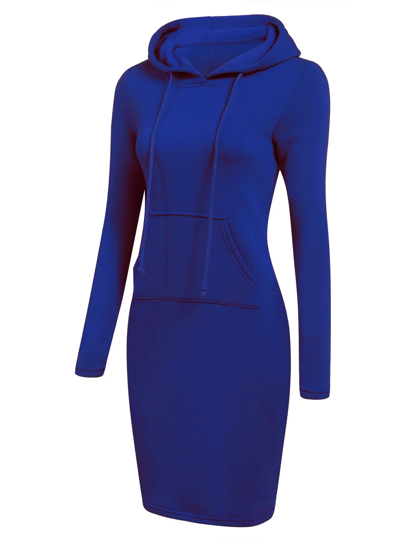 Ladies Autumn Attire Women's Hooded Dresses Hoodie - Style Sweatshirt Dresses for Women Tops in Ladies Clothing