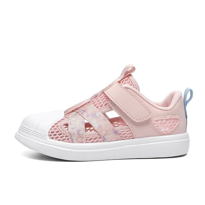 Kids Casual Shoes Girls Design Breathable Lightweight Sneakers for Walking Running Non-Slip Children Sneakers