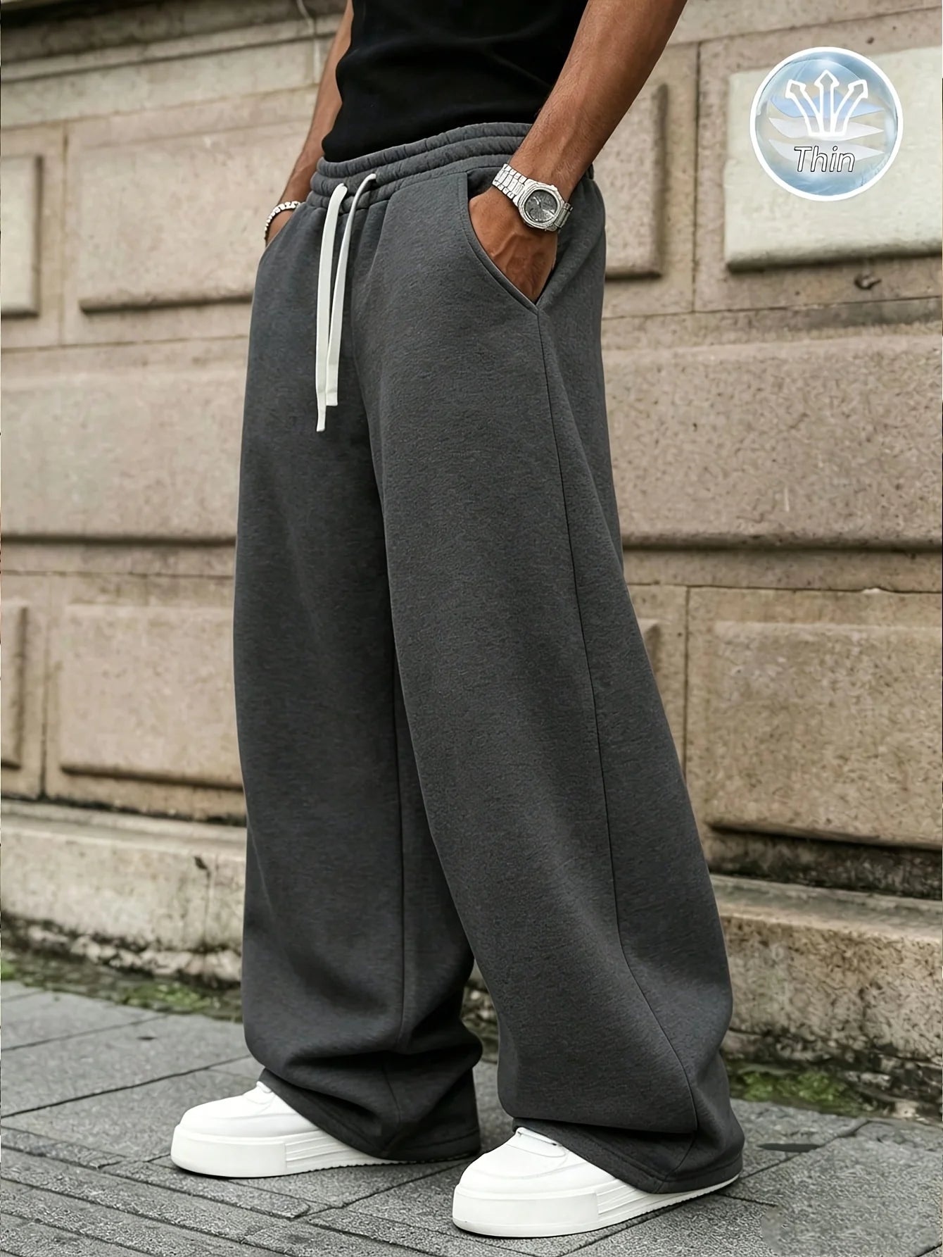 Men's casual trousers and sportswear, super comfortable and loose fit, casual and can be paired with any item streetwear