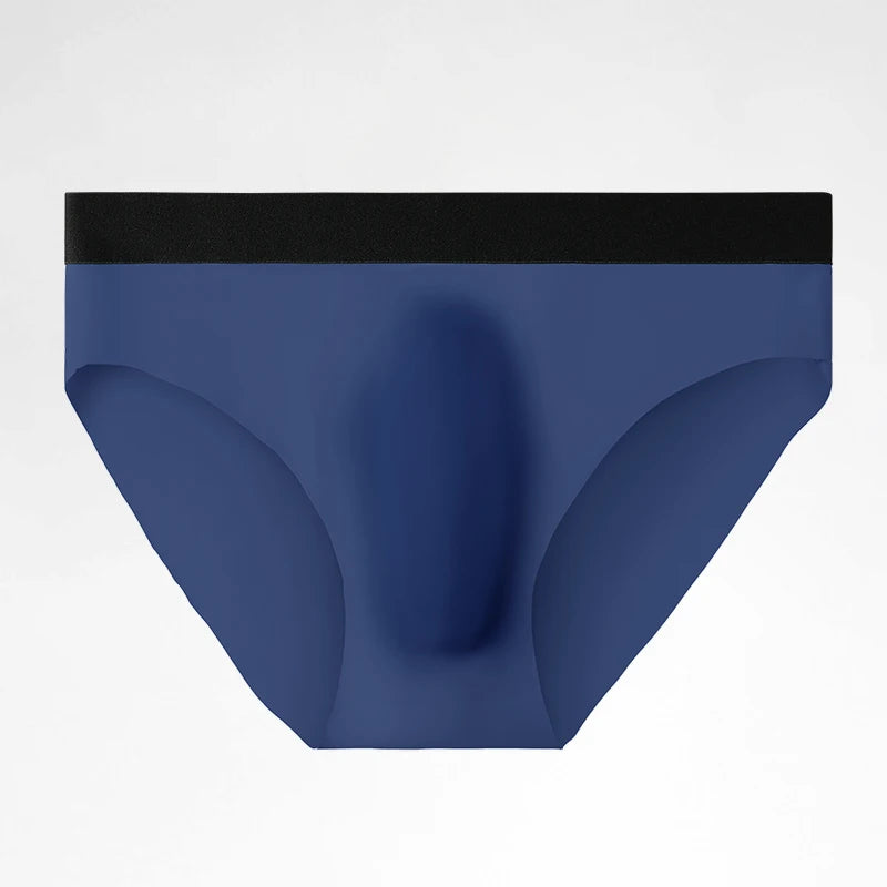 5pc Men's underwear Men's ice silk seamless breathable ultra-thin briefs summer ice soft and comfortable boys underpants