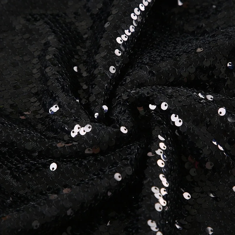 Hotties Sexy Nightclub Style Sequined Big Backless Sexy Butt-covering Short Skirt Pure Lust Sexy Woman Style Dress