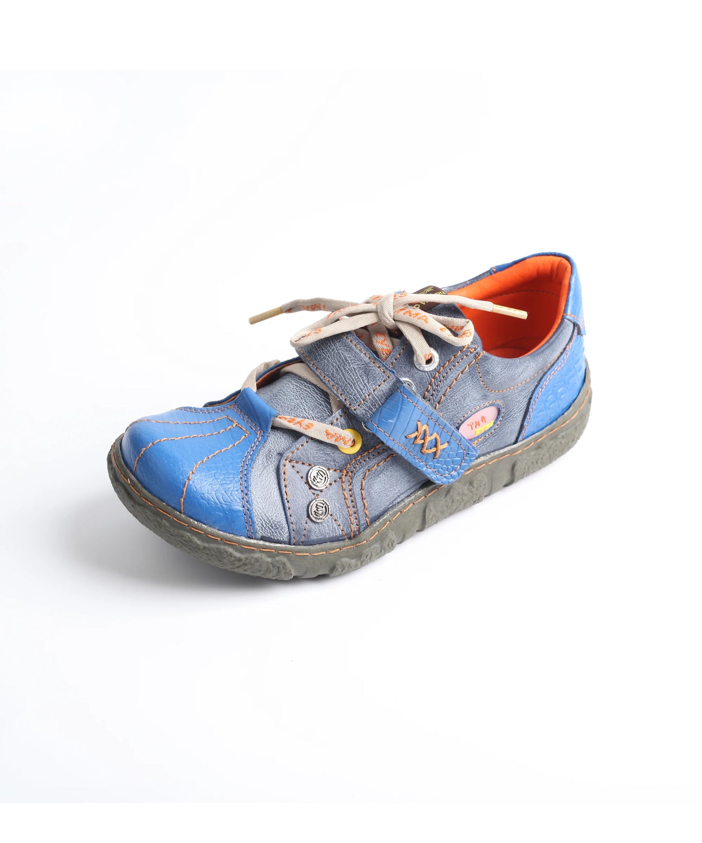 TMA EYES Autumn Women's Casual Handmade Stitching Flat Shoes