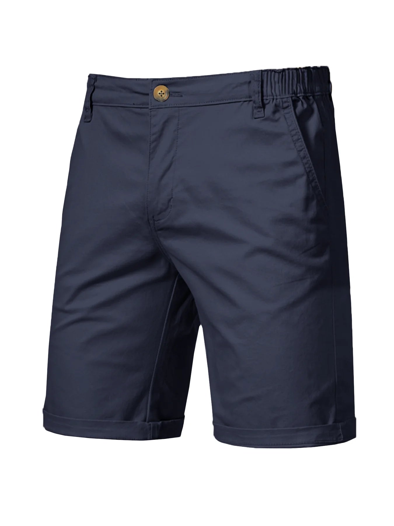 2025 Men's Solid Color Casual Short Pants Beach Breathable Comfortable Straight Short Trousers Hawaiian Holiday Men'S Pants 3XL