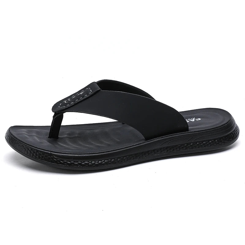 Summer men's high-quality outdoor casual slippers flip flops anti slip waterproof comfort beach shoes youth versatile sandals