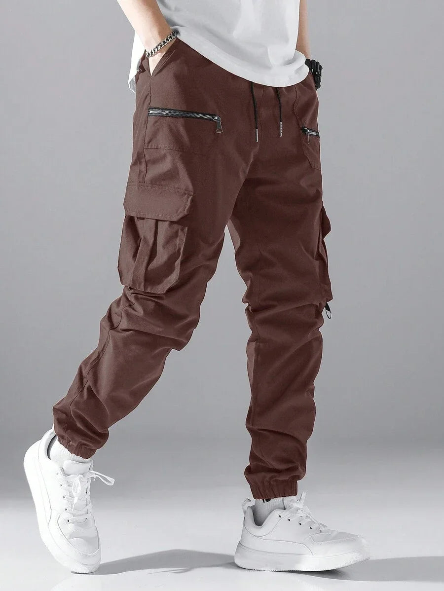 Men's Casual Workwear Pants Outdoor Long Trousers Loose Fashionable New Style Comfortable Breathable Fashion Casual Trousers