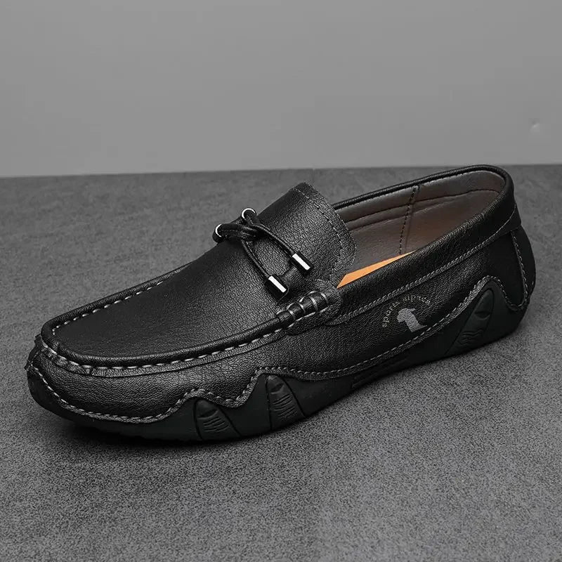 Man Casual Shoe Slip-on Loafers Leather Shoes for Men Retro Size 45 Common Designer Shipping Free Sale Luxury Elegant Low Price