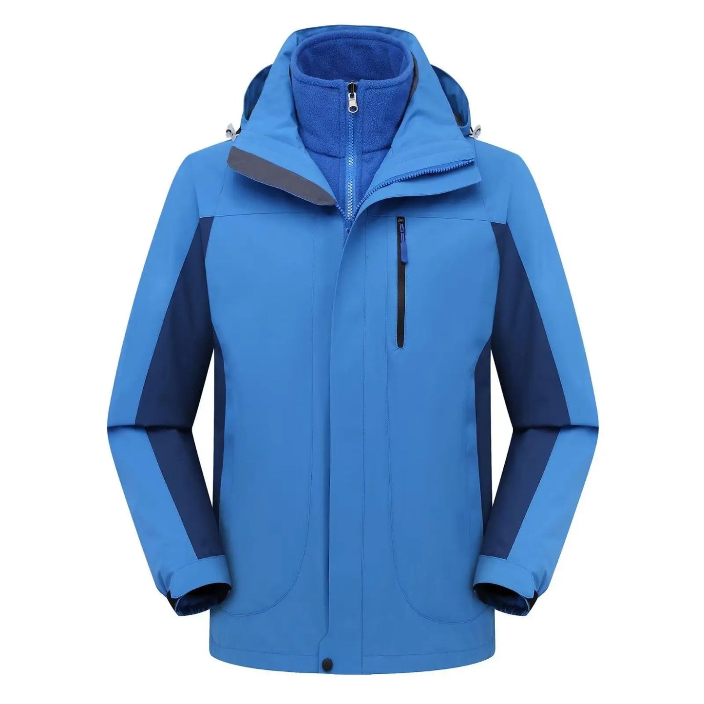 Outdoor Assault Jacket Men Women Two-piece Set With Plush And Thickened Team Uniform Workwear Print Logo Autumn Winter Jacket