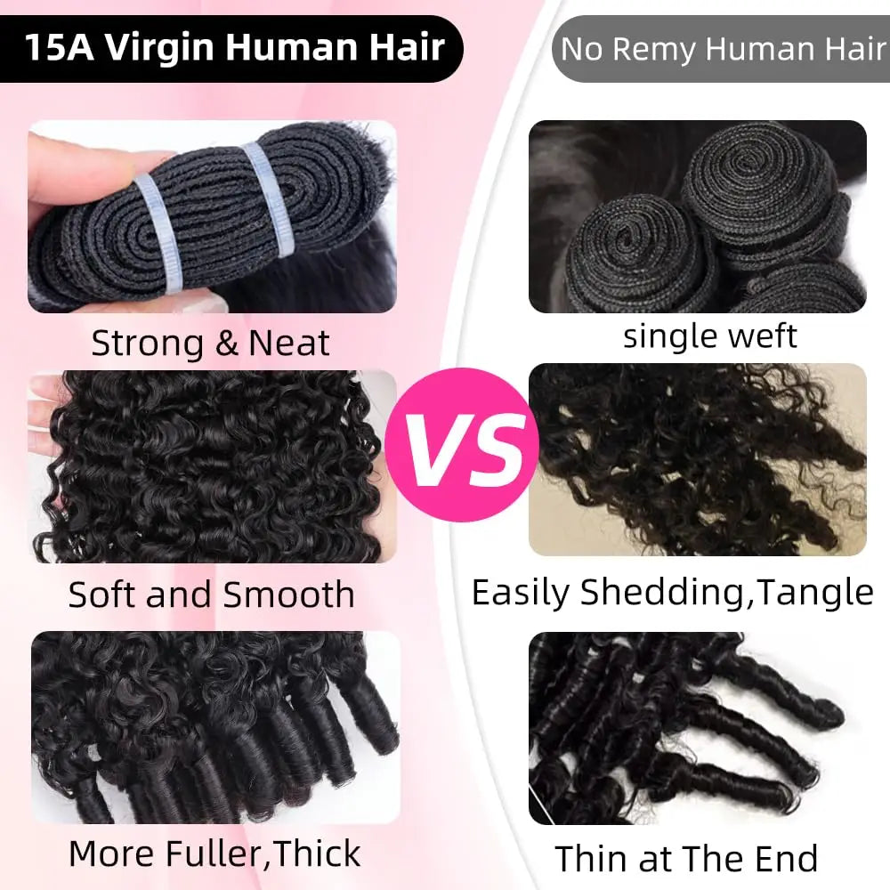 Burmese Curly Human Hair Bundles 15A Virgin Human Hair Bundles Double Drawn Vietnamese Hair Extension Raw Hair Bundles