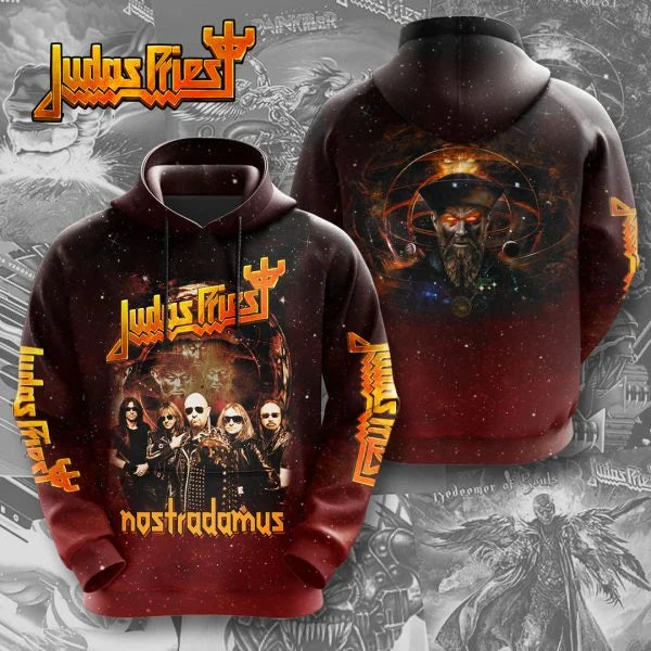 Hot Rock Judas Priest Band 3d Print Hoodie Men Women Fashion Hip Hop Hoodie Sweatshirt Women Sweats Men Clothes Unisex Tracksuit