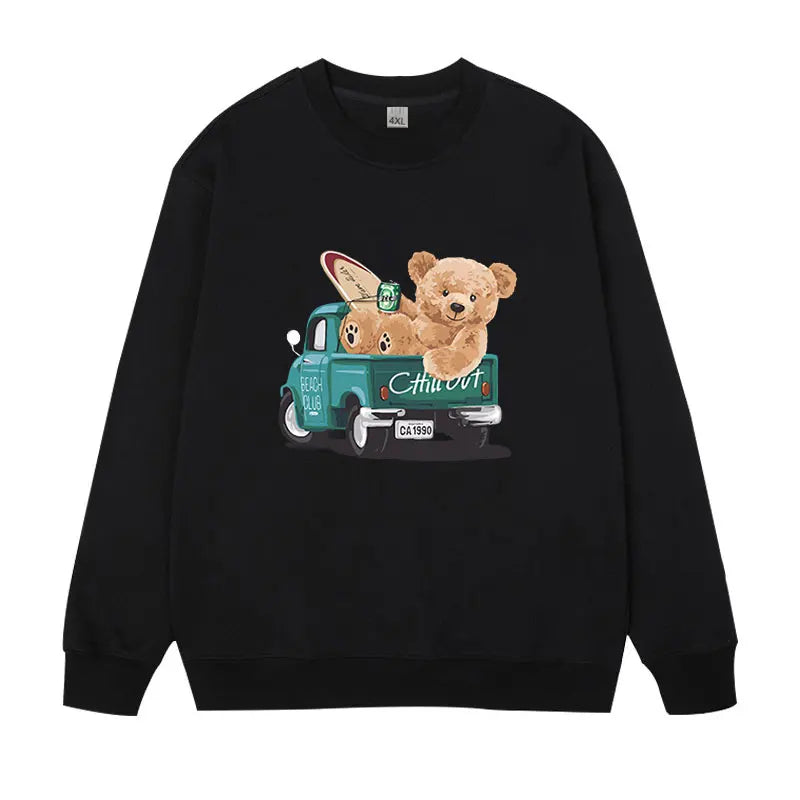 Plus Size Pullovers Men's Sweatshirts 110-185kg Oversized Round Neck Long Sleeve Tees Loose Tops Big Size Male Clothing 1XL-7XL