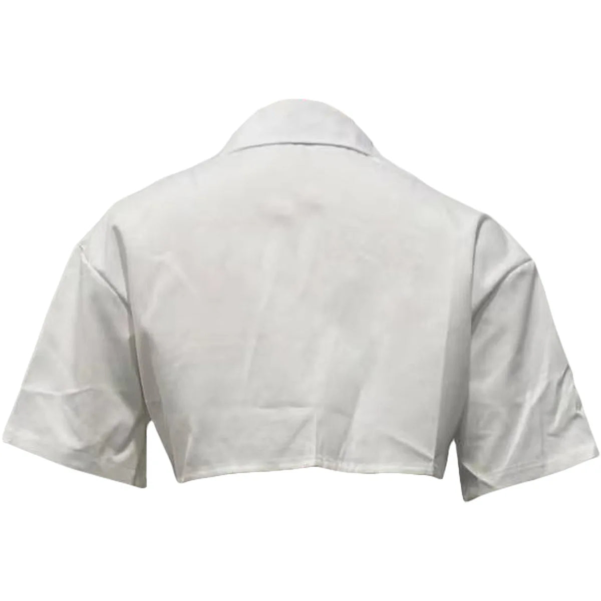 CM.YAYA Summer Street Women Shirts Fashion Single Breasted Pocket Front Irregular Short Sleeve Mini Blouse Holiday Shirt Tops