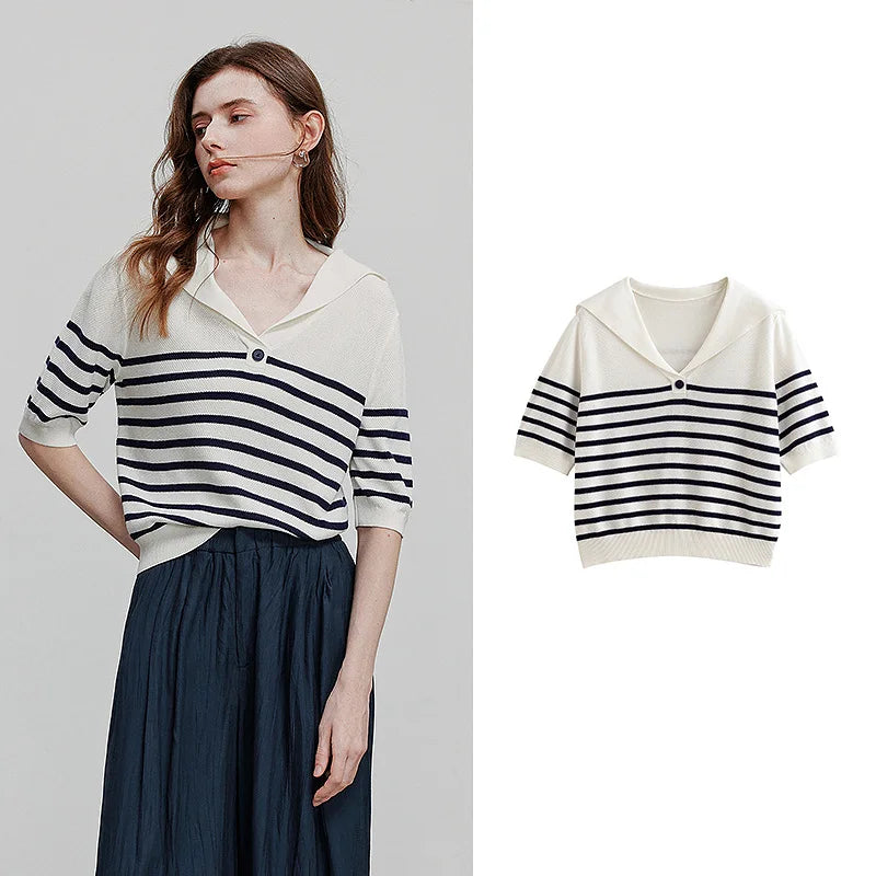 TOYOUTH Women Knitwear 2025 Summer New Tops 8523015