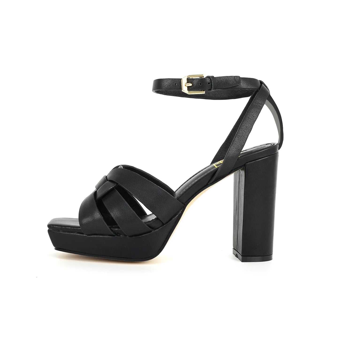 Size 35-44: Summer Elegant Sandals, Genuine Leather Square Head, Open Toe Style Banquet Shoes, 10CM Sexy High Heels
