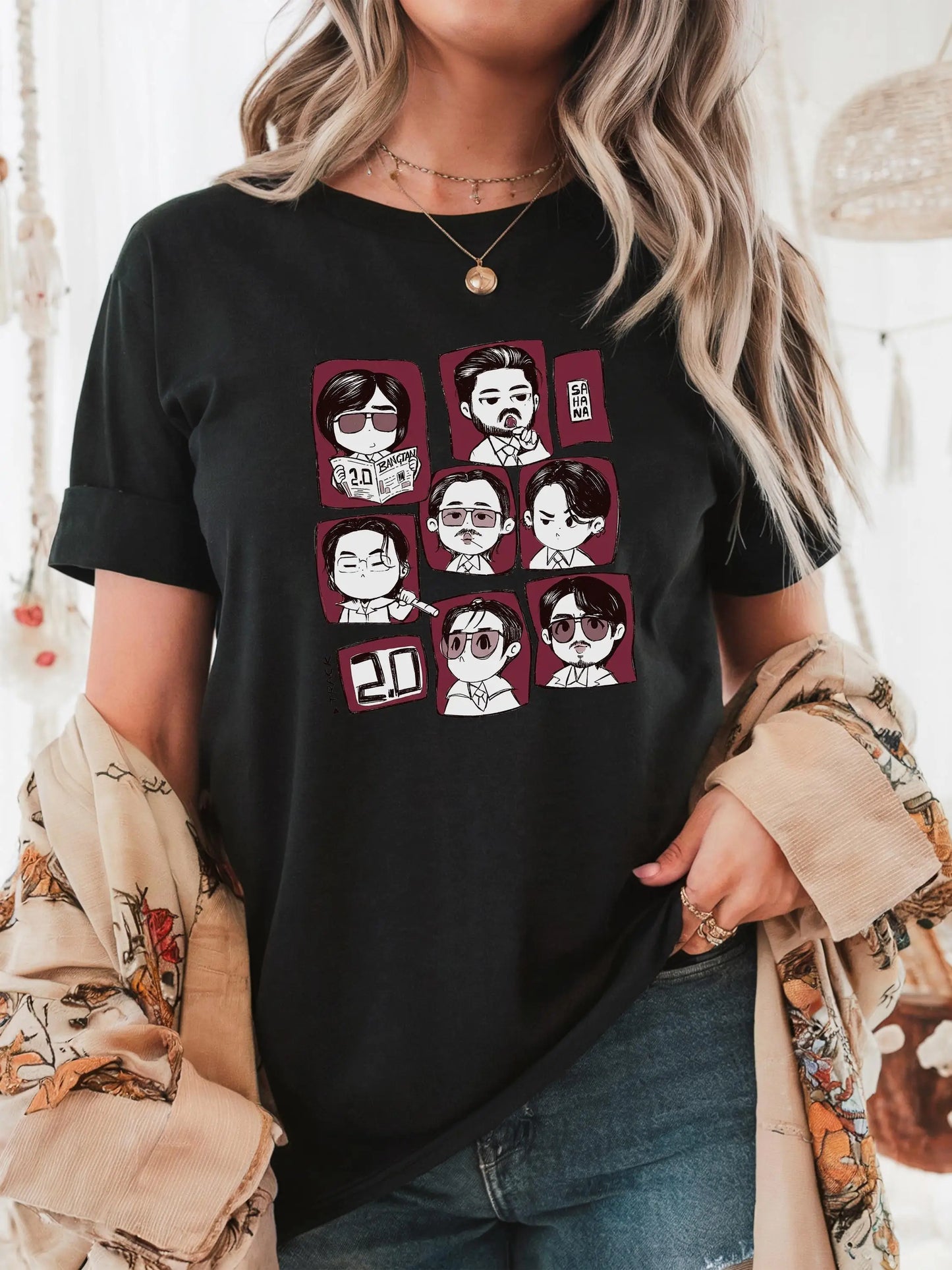 Cute 2.0 Shirt, Members T-Shirt, Kpop Fan Gift, Arirang World Tour 2026 Tee, Gift for Women