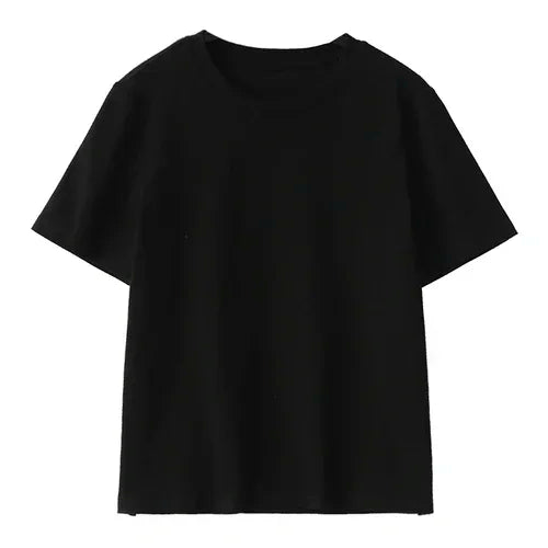 CHIC VEN Women's Tees Basic O Neck Short Sleeve Pullover T-shirt for Woman Solid Female Top Casual Ladies Tshirt Summer 2024