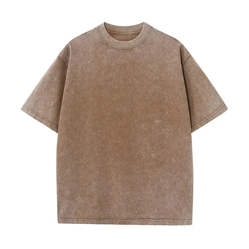 230GSM 100% Combed Cotton T Shirt for Women Men Washed T-Shirt Oversized Tshirt Casual Top Tee Shirt Luxury Male Clothing