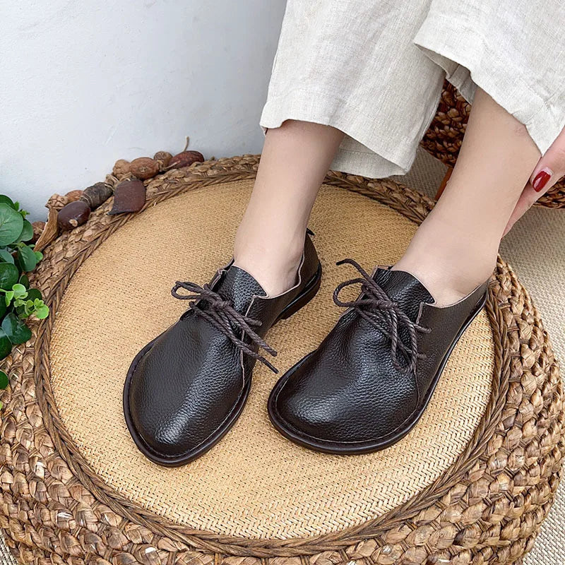 Careaymade-Genuine Leather big size women's boots,Top Layer Cowhide Soft Sole Casual Women's Shoes Solid Color Lazy men's Shoes