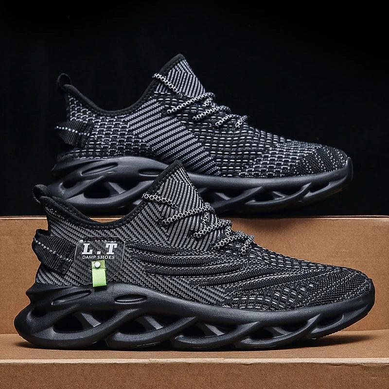 Men’s Sneakers Comfortable Breathable Platform Shoes Man Running Shoes Breathable Comfortable Fashion Walking Sneakers