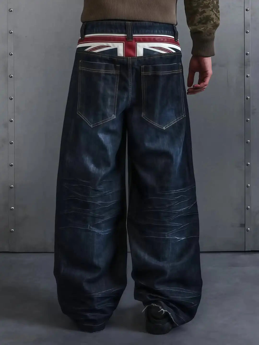 Men and Women High Waisted Washed Classic Style Baggy Denim Pants Commute Dressing Up Minimalism Straight Leg Jeans 2025