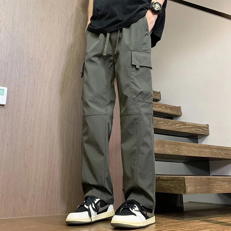 American Fashion Brand Workwear Casual Pants for Men's Spring and Autumn 2025 New Loose Sports Straight Outdoor Charge Trousers