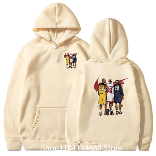 Men New Fashion Hoodie, Casual Daily Drawstring Unisex Printed Hooded Street Wear Hooded Shirt Pullover Couples Casual Sports