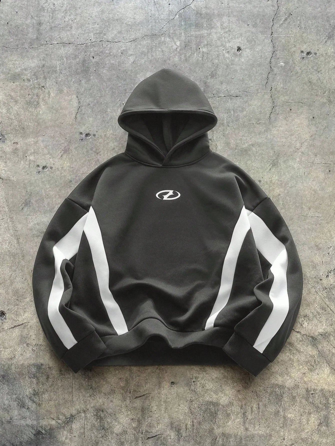 The new men's hooded sweatshirt for Spring and Autumn 2025 is casual fashionable and comfortable with 3D pattern printing BAZAARHUBO