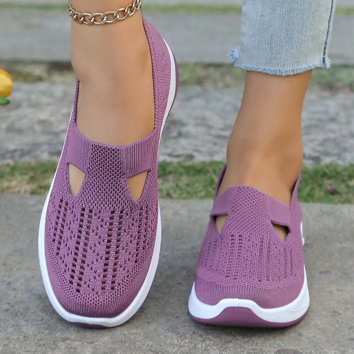 Women's Shoes, Women's Sports Shoes 2025, Breathable and Perforated Shoes, Breathable and Comfortable Shoes