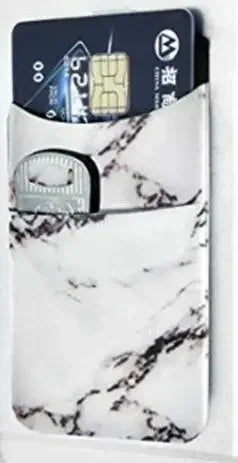 Women Men Fashion Elastic Cloth Cell Phone Card Holder Mobile Phone Wallet Case Credit ID Card Holder Adhesive Sticker Pocket