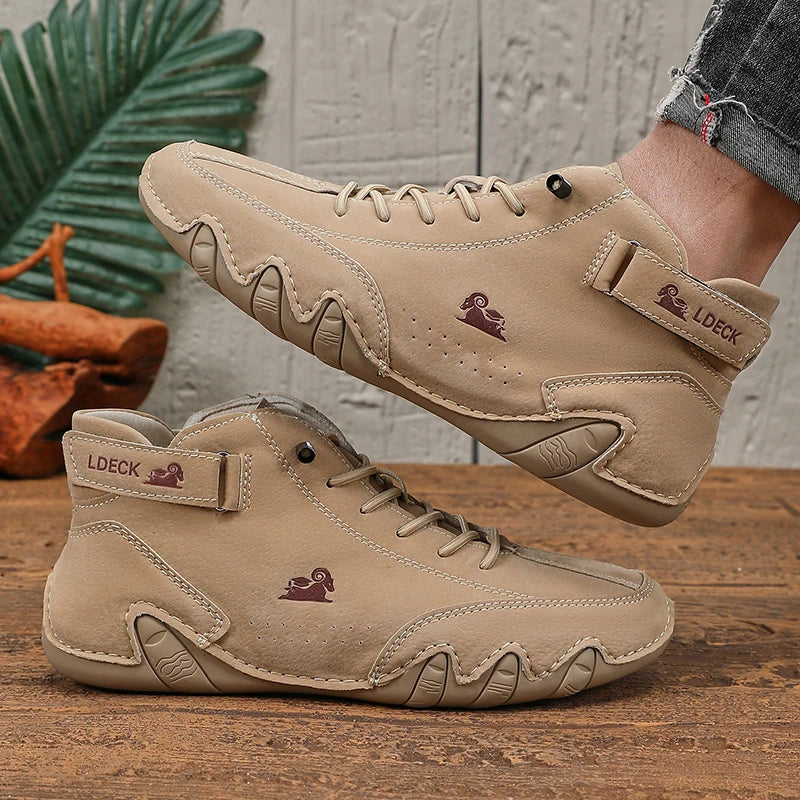 Leisure Men's Boots High-quality Stitching Soft Sole Comfortable Breathable Non Slip Durable Upper Cycling Couple Platform Boots
