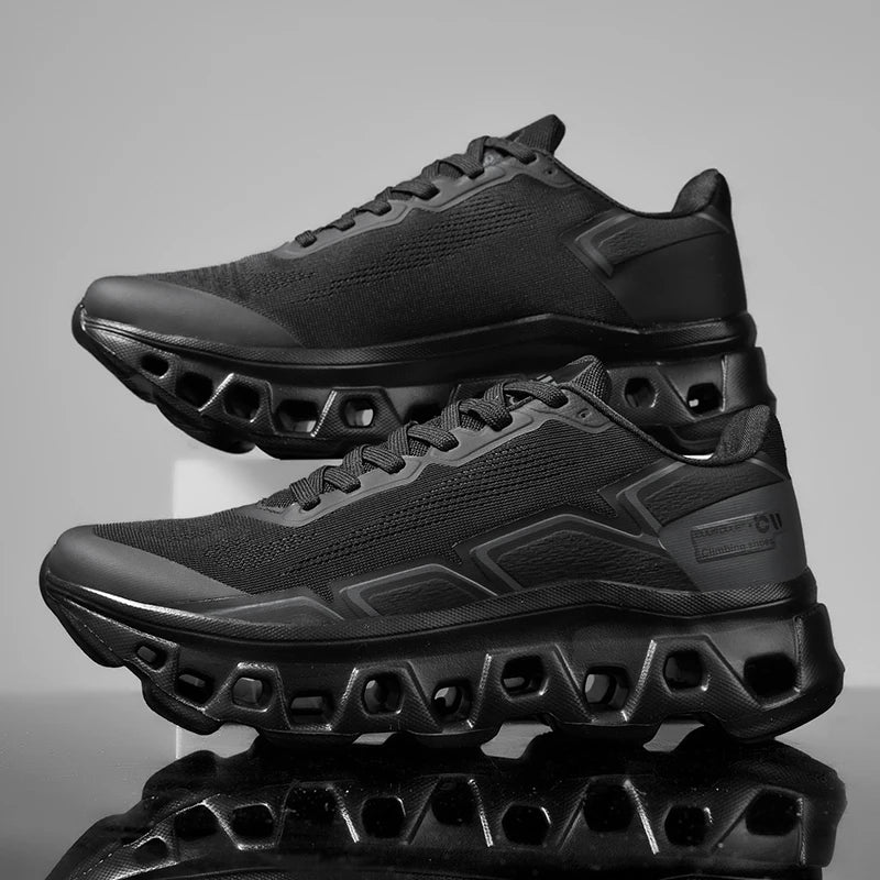 Men's Running Shoes Jogging Breathable Mesh Cushioning Non-Slip Outdoor Luxury Shoes Couple Trainer Race Sneakers Off-road Shoes