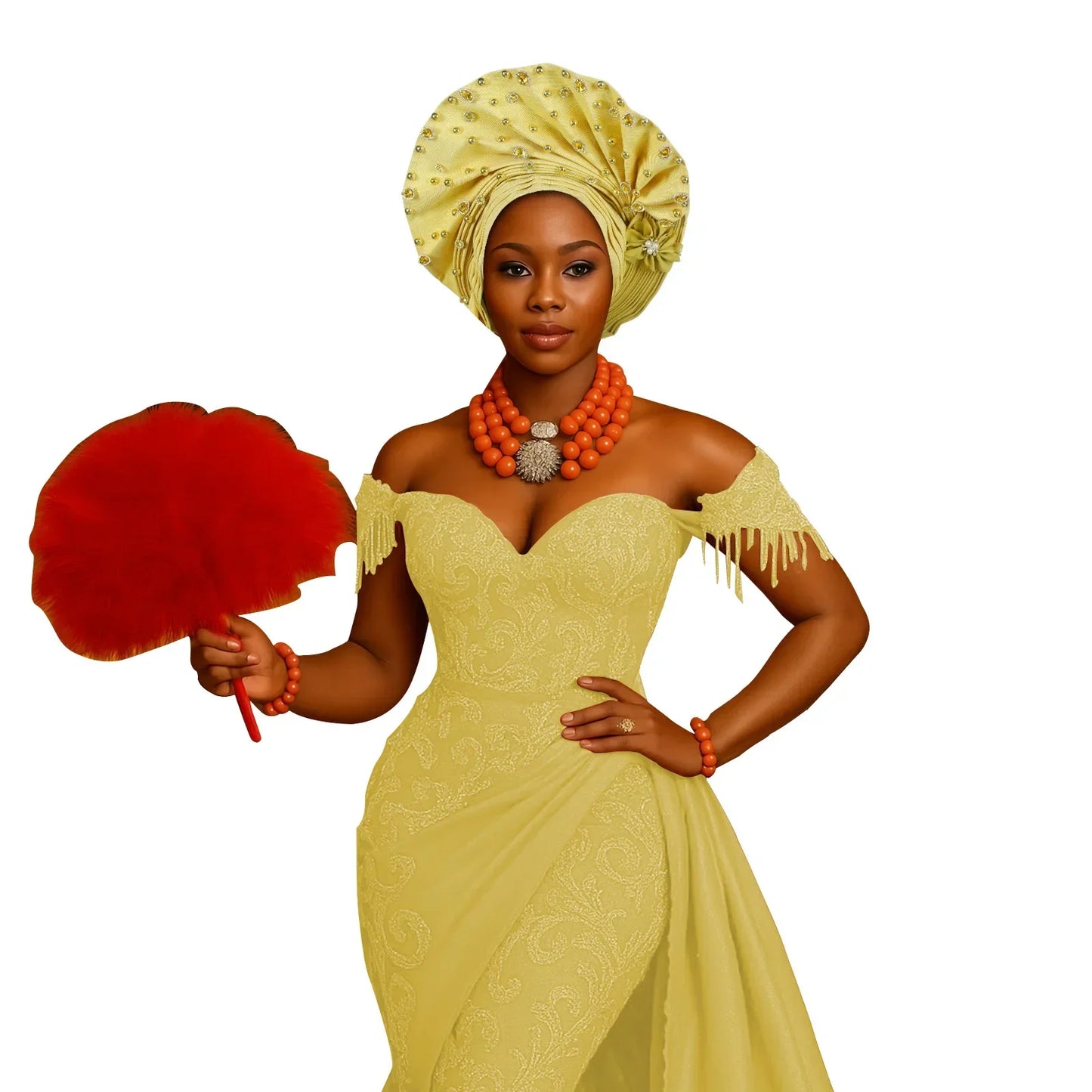 Luxury African Headscarf Wedding Party Auto Gele Headties Already Made Turban Cap for Women Nigeria Bonnet Hijab Head Wrap Hat