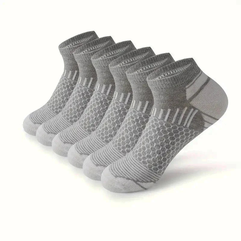 2025 New High Quality Short Athletic Ankle Socks Men's Running Casual Sports Socks Waist Honeycomb Design Socks Gifts