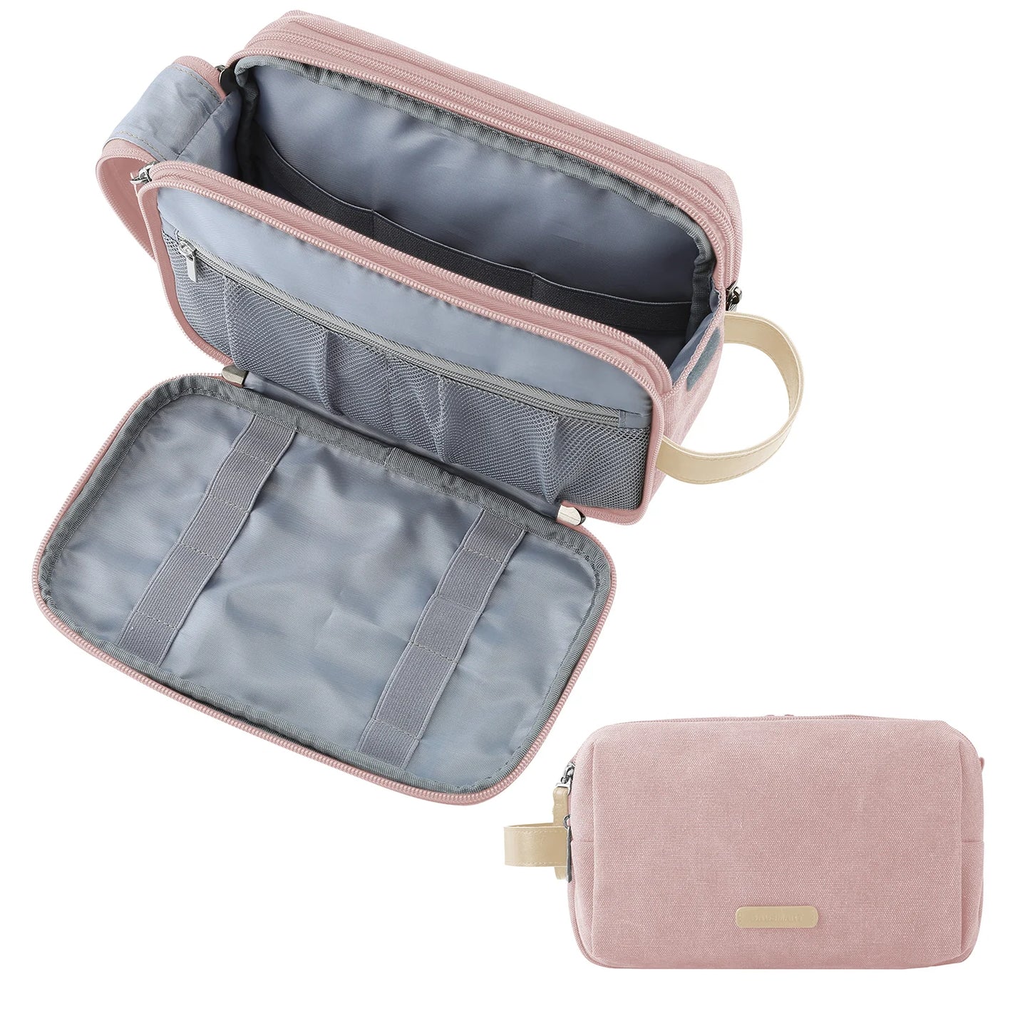 BAGSMART Toiletry Bag for Men Multifunction Outdoor Travel Cosmetic Bag Women Waterproof Makeup Bag Wash Pouch Handbag Organizer