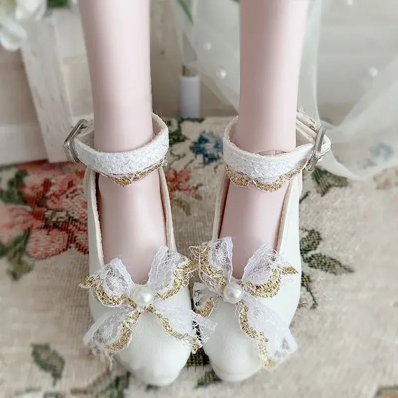 Fashion 60cm Doll's Shoes for 1/3 Bjd Doll Sneakers Long Boots Leather Shoes, High Heels Diy Girl Toys Dress Up Doll Accessories
