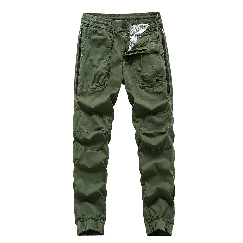BAPAI Men's Fashion Work Pants Outdoor Wear-resistant Mountaineering Trousers Work Clothes Street Fashion Cargo Pants
