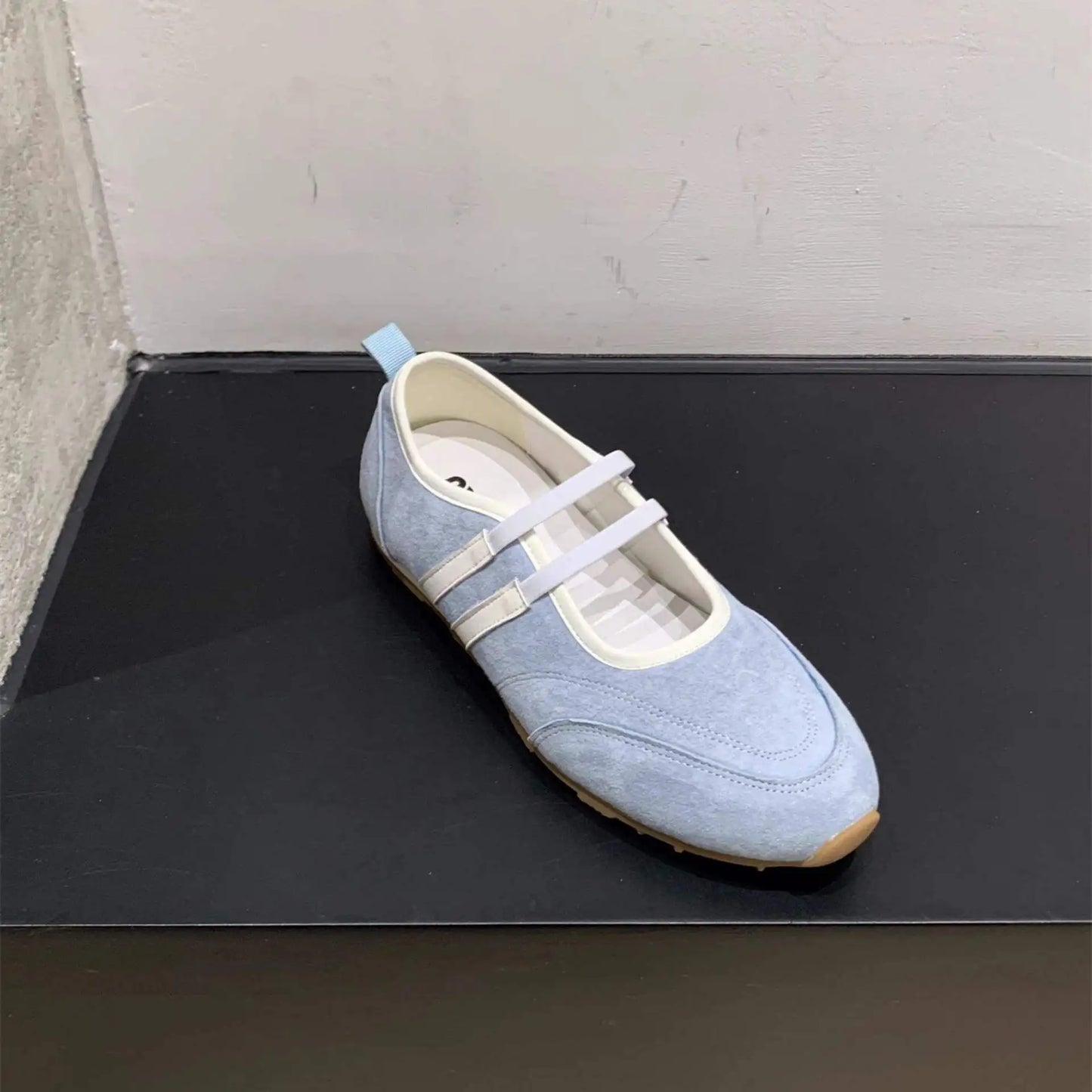 Flat Bottomed Retro Ballet Shoes for Women 2026 New Sports and Casual Shallow Mouth Vulcanized Shoes