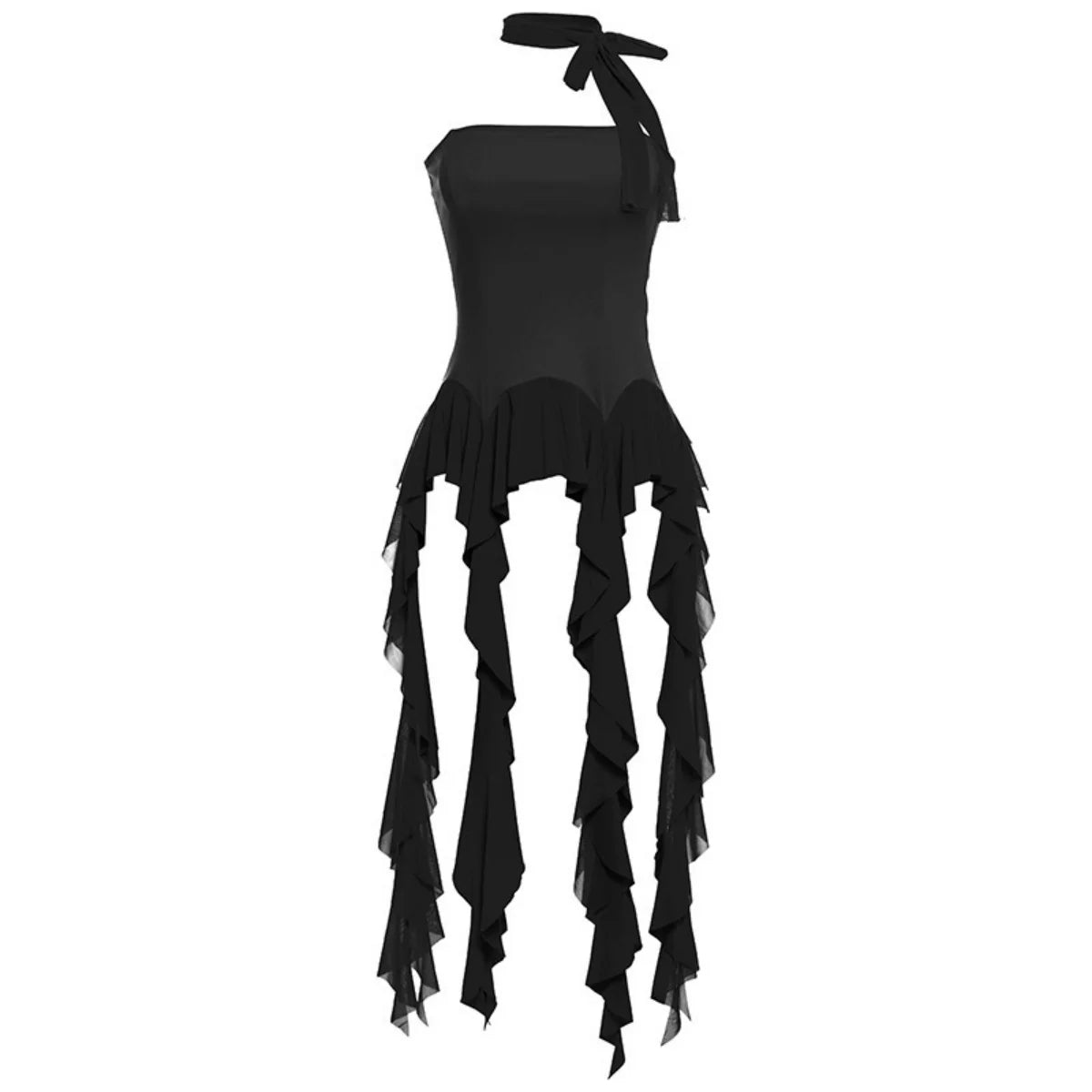 Irregular Fashion Sexy Ruffle Top Women Summer New Sleeveless Solid Tube Tops Lady Evening Party Club Off Shouder Streetwear