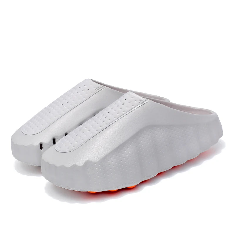 Brand Men Slippers Shoes Fashion Summer Non-Slip Male Sandals Water Shoes Slides A001 2026 Outdoor Mens Beach Shoes Slipper Man