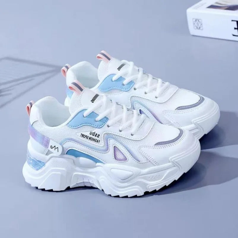 Spring/Autumn Women Running Shoes Breathable Casual Shoes Outdoor Light Weight Sports Shoes Casual Walking Sneakers