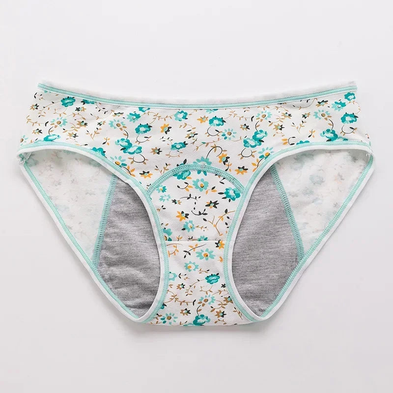 Cotton Comfortable Menstrual Panties Women Briefs Leak Proof Girls Physiological Pants Panty Student Mid Waist Panties Calcinhas